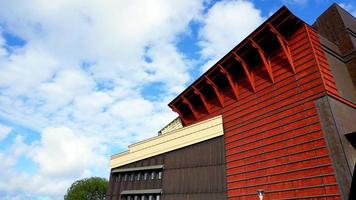 museumsgebäude architektur in stockholm foto