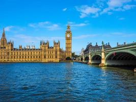 HDR Houses of Parliament in London foto