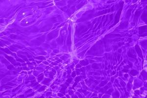 defocus verschwommenes lila aquarell im schwimmbad gewellter wasserdetailhintergrund. wasserspritzer, wassersprayhintergrund. foto