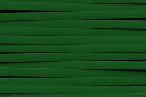3D-Darstellung eines grünen Stereostreifens. geometrische Streifen. abstraktes leuchtendes kreuzungslinienmuster foto