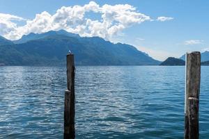 Blick über den Comer See von Mennagio foto