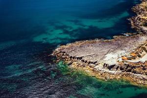 luftaufnahme von pedra do sal in sao pedro do estoril, großraum lissabon, portugal foto