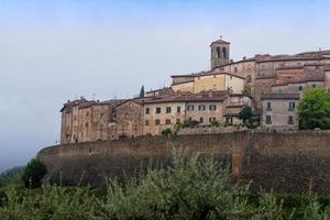 anghiari, mittelalterliches dorf in der toskana - italien foto