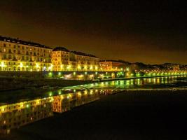 hdr fluss po, turin foto