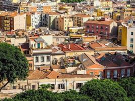 HDR-Luftaufnahme von Cagliari foto