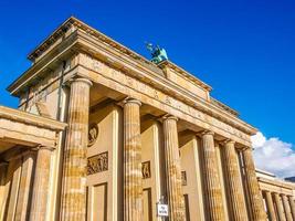 hdr brandenburger tor berlin foto