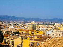 HDR-Luftaufnahme von Cagliari foto