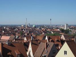 Luftaufnahme von Nürnberg foto