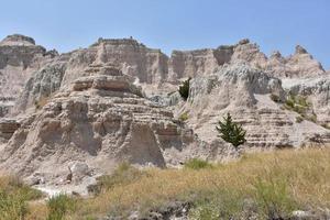 schroffer Notch-Trail in den Badlands von South Dakota foto