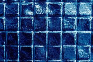 blaue wand- oder papierstruktur, abstrakter zementoberflächenhintergrund, betonmuster, bemalter zement, ideengrafikdesign für webdesign oder banner foto