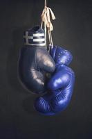 Boxhandschuhe als Symbol für Griechenland gegen die EU