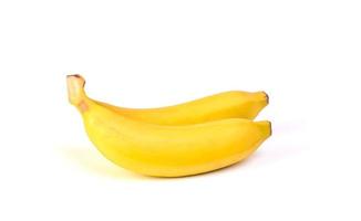 Bananen isolieren auf weißem Hintergrund. foto