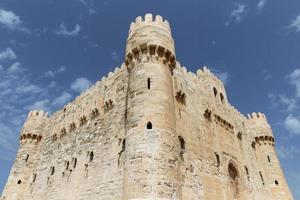 zitadelle von qaitbay in alexandria, ägypten foto