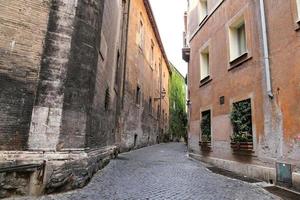 Fassade von Gebäuden in Rom, Italien foto