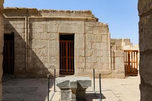 Medinet-Habu-Tempel in Luxor, Ägypten foto