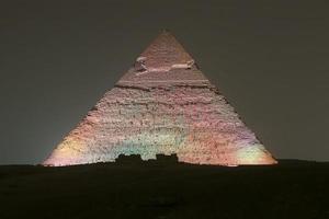 Chephren-Pyramide in Kairo, Ägypten foto