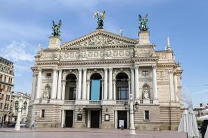 Opernhaus Lemberg in der Ukraine foto