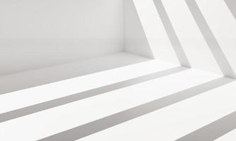 weißer Raum mit Schattenhintergrund. foto