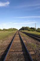 Eisenbahn, der Sommer foto