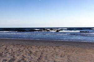 Kalte Ostsee im August foto