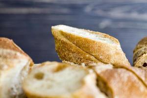 geschnittenes Brot, Nahaufnahme foto