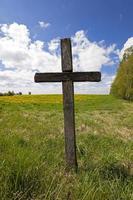 Holzkreuz hautnah foto