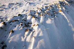 Schnee nach Schneefall foto