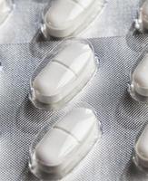 Tabletten in einer Blisterpackung foto