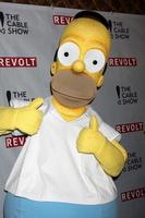 los angeles, 30. april - homer simpson bei der gala des ncta-vorsitzenden von cable with revolt im belasco theater am 30. april 2014 in los angeles, ca foto