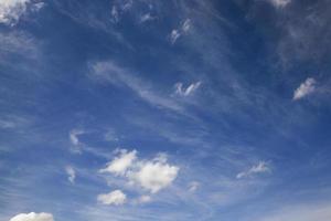 Himmel mit Wolken foto