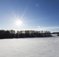 Schnee nach Schneefall foto