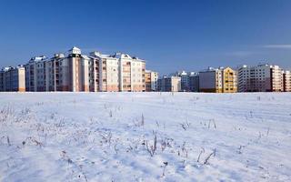 der Winter. Stadt foto