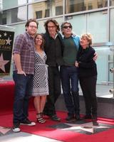 los angeles, 9. mai - joshua springfield, barbara springfield, rick springfield, michael springthorpe, gast bei der rick springfield hollywood walk of fame star zeremonie am 9. mai 2014 foto