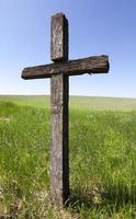 Holzkreuz, Nahaufnahme foto