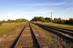 Kleineisenbahn verlegen foto