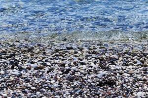 Strand. Nahansicht. adriatisches Meer foto