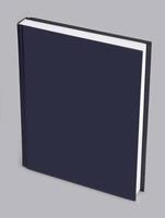 leeres Buch mit blauem Einband