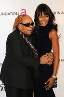 los angeles, 24. feb - quincy jones, naomi campbell kommt am 24. februar 2013 in west hollywood, ca foto