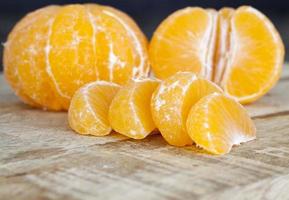 köstliche mandarinen, nahaufnahme