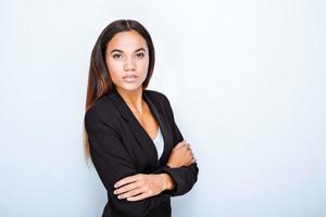 Konzept für multiethnische Geschäftsfrau