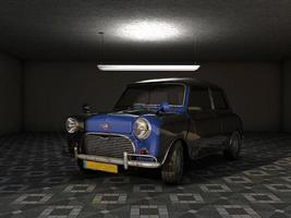 Mini in der Garage foto