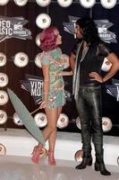 los angeles, 28. aug - katy perry, russell brand bei den mtv video music awards 2011 im la live am 28. august 2011 in los angeles, ca foto