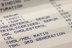 Ergebnisse des Blut- und Cholesterin-Screenings
