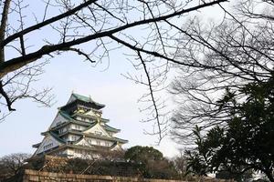 Burg von Osaka in Osaka, Japan foto