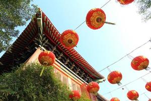 chinesische Laternen während des Neujahrsfestes foto