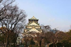 Burg von Osaka in Osaka, Japan foto