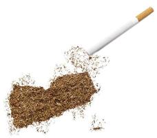 Zigarette und Tabak in Jemenform (Serie) foto