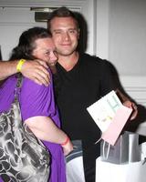 los angeles, 24. august - molly mcchesney- fan, billy miller beim jungen und unruhigen fanclub-dinner im universal sheraton hotel am 24. august 2013 in los angeles, ca foto