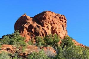 wunderschöne rote Felstafel in Sedona, Arizona foto