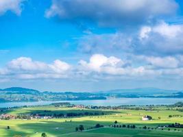 Landschaftsansicht in Bayern, Deutschland foto